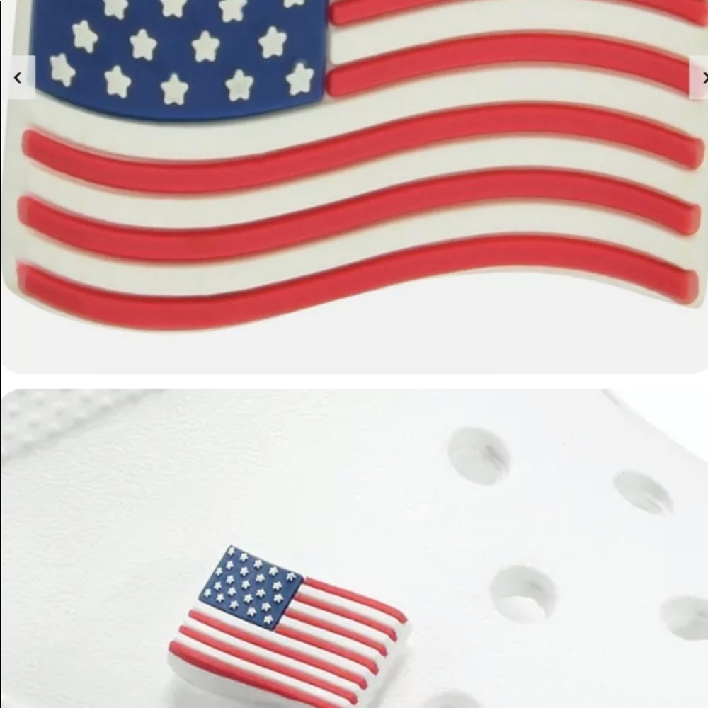 NWT CROC CHARM FLAG